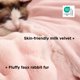 thumbnail image 3 of Manta Bedsure, suave y esponjosa, de piel sintética, doble, rosa, 3 of 9