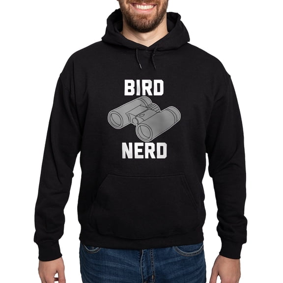 CafePress - Bird Nerd Hoodie (Dark) - Pullover Hoodie, Classic, Comfortable Hooded Sweatshirt