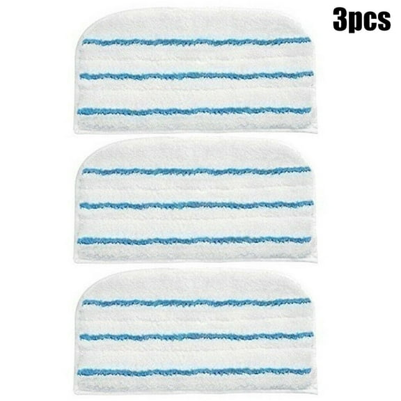 Steam Mop Pads for FSMH13E10-GB FSMH1321-GB Models for Black and Decker Microfiber Cleaning Cloth Washable Reusable 3 Pack