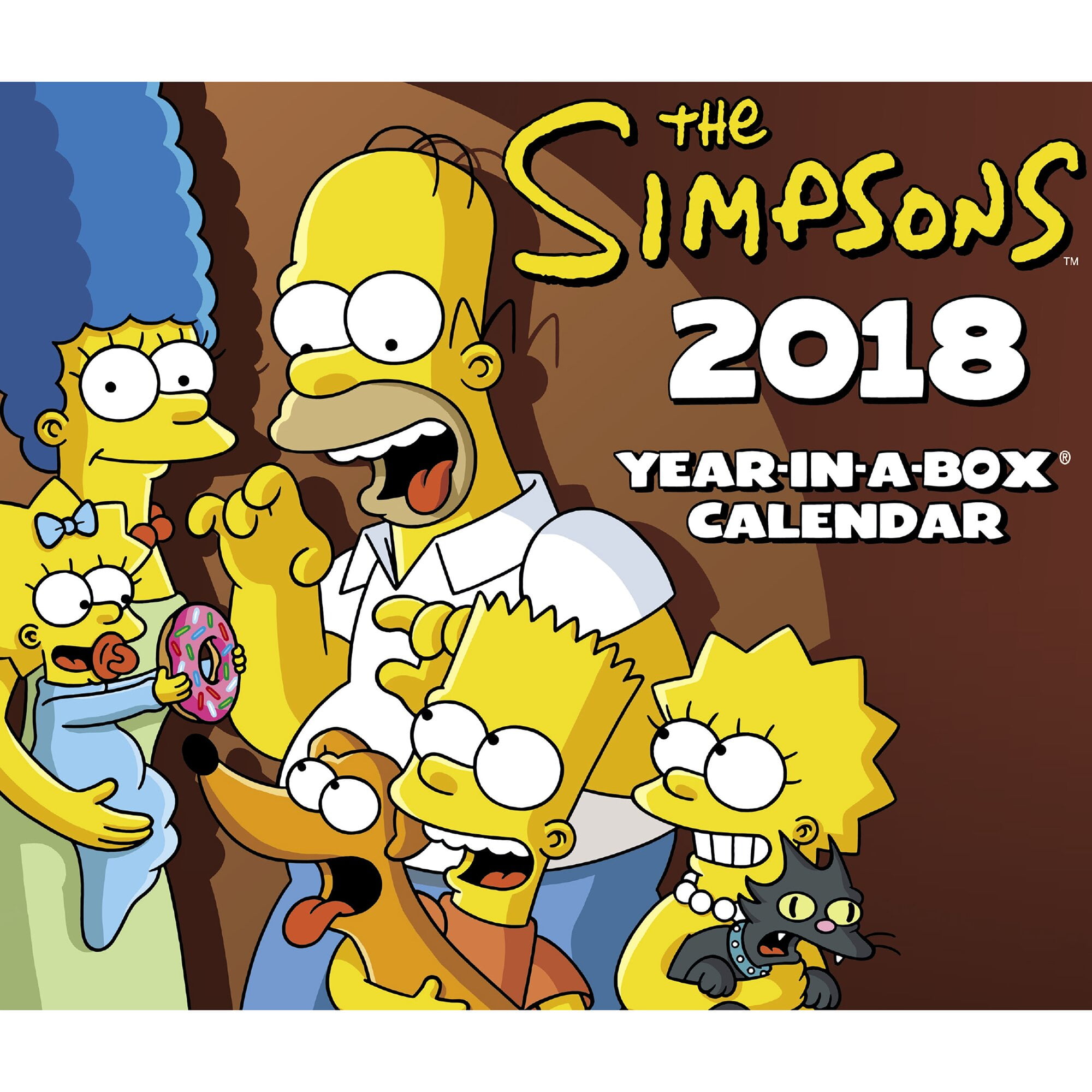 Mead The Simpsons YearInABox Calendar Calendars