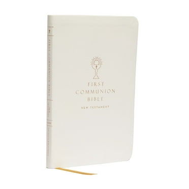 Nabre, New American Bible, Revised Edition, Catholic Bible, First Communion Bible: New Testament, Leathersoft, White: Ho, (Hardcover)