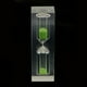 thumbnail image 2 of Reloj de arena acrílico transparente de 3 minutos, juego didáctico, temporizador para cepillarse los dientes y cocinar. Verde, 2 of 6