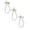 White 3Packs, variant on Women's Pearl Keychain Golden Car Key Chain Backpack Key Pendant Accessory Key Ring Hanger Gift For Loved Ones Heart Shaped Car Key Holder, 10.5 cm, White 1Pack