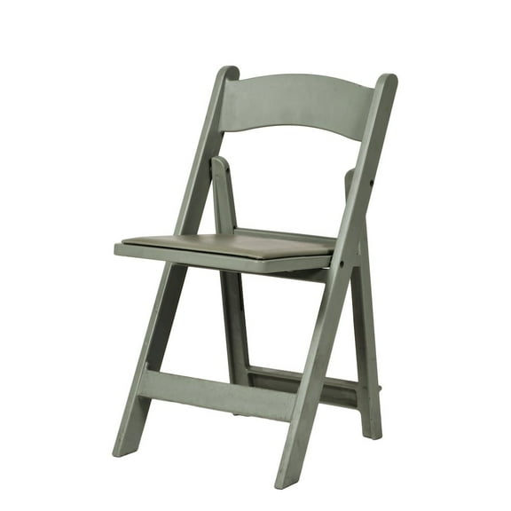 CSP Commerical Seating Products Resin Flint-Grey Folding Chairs