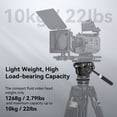 thumbnail image 4 of Cabezal de vídeo fluido para trípode SMALLRIG DH10, carga pesada de 10 kg, 4 of 9