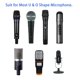 thumbnail image 4 of Funda para micrófono Pop Filter Zettokete, 400 unidades, negra, no tejida, 4 of 7