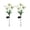 White-2pc#019, variant on 27.55in Solar Honeycomb Bee Garden Stake Lights, 1PC Red Artificial Flower Solar Pathway Lights, Waterproof Outdoor Solar Decorative Lights for Yard Patio Lawn Garden Walkway