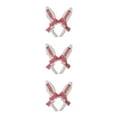 thumbnail image 1 of maskred Cerceau de Cheveux Confortable pour les Filles Profiter à la Mode et Confortable Porter Mignon Rouge + Blanc 3Set, 1 of 6