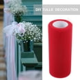 thumbnail image 5 of KONTONTY Red Polyester Wedding Decorations for Home, 1 Piece, 22 Meters and 15 CM Wide, Elegant Party Decor, 5 of 8