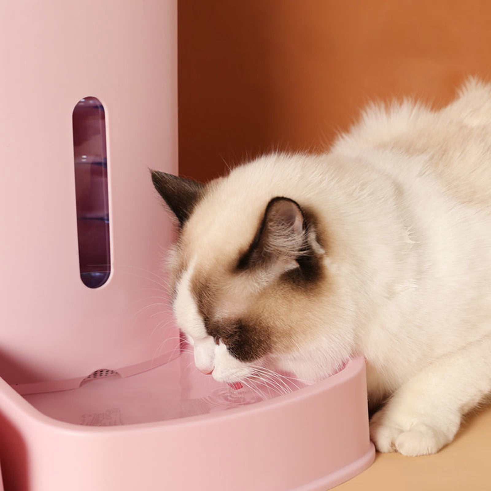 Automatic Feeders Cat Dog Feeder Water Dispenser Set Indoor Pet Feeding System Large Capacity Non Automatic Feeding Solution for Dogs Cats