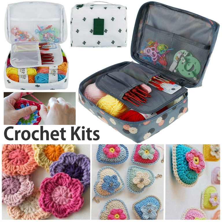 Retrok 82Pcs Crochet Kits for Beginners Colorful Crochet Hook Set