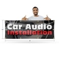 thumbnail image 2 of Car Audio Installation Banner Sign 36 Inch x 96 Inch | 13 oz Vinyl with Metal Grommets | Heavy-Duty Single-Sided Outdoor Durable Printed High-Quality Weatherproof | Made in the USA, 2 of 6