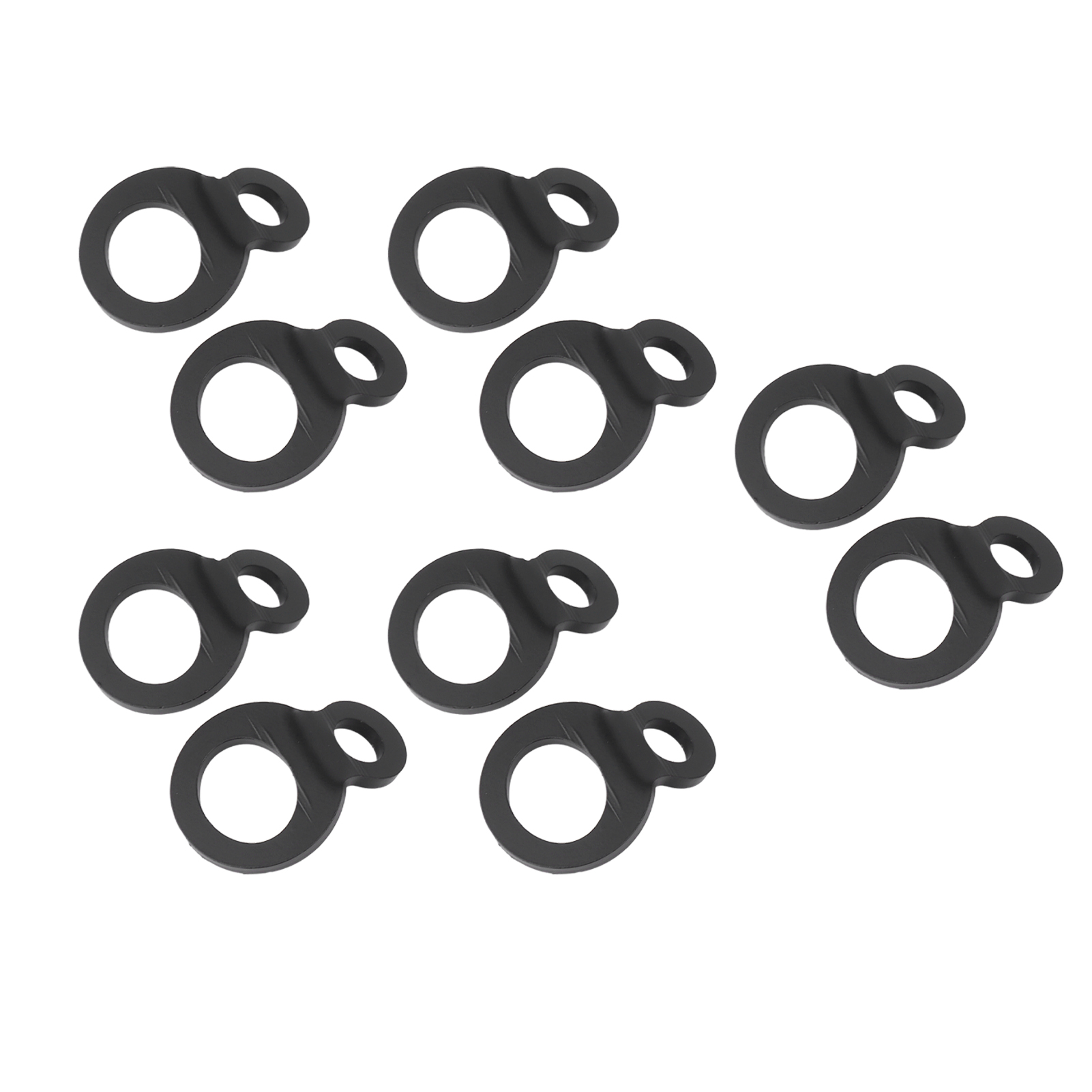 Trailer Anchor Hooks, 10PCS Down Strap Rings Wear Resistance For Goods