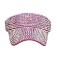 thumbnail image 4 of GDREDA Men's Lightweight Baseball Cap for Running Fashion Women Leopard Print Sun Protection Topless Baseball Visor Cap，Hot Pink, 4 of 4