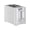 White, variant on Double-slot toaster with automatic shut-off - extra-wide slots, removable crumb tray, and cancel, defrost, and reheat functions - can toss bread, bagels, and waffles.