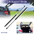 thumbnail image 2 of Unique Bargains 2 Pcs Rear Hatch Lift Support Struts Gas Spring No.8731Q0 for Peugeot 207 sw (WK) Estate 2007 Black, 2 of 7