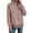 Pink, variant on Women's Stand Collar Long Sleeve Blouse, Lace Patchwork Button Down Top, Loose Fit Casual Shirt, Autumn Winter Fashion Wear, Soft Comfortable Blouse, Elegant Everyday Elegance White S