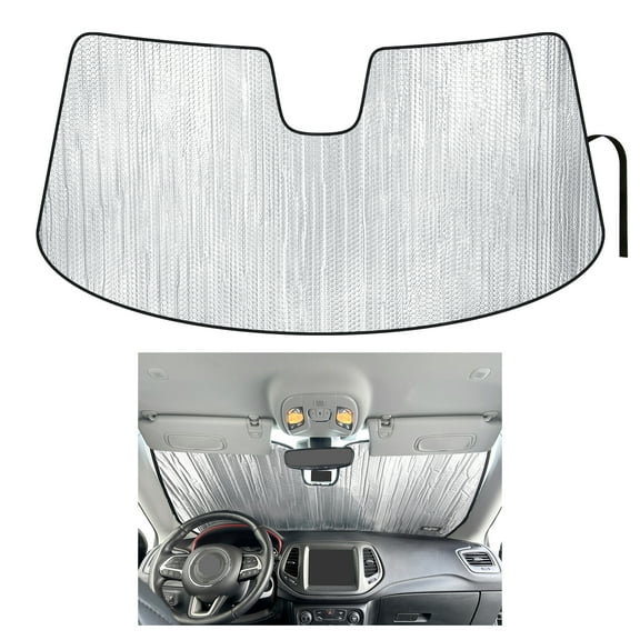 Front Windshield Sunshade for 2017-2025 Jeep Compass SUV
