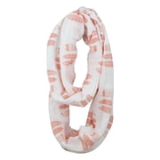 Bacati Muslin Nursing Scarf, Coral Tribal Feathers, 1.0 CT