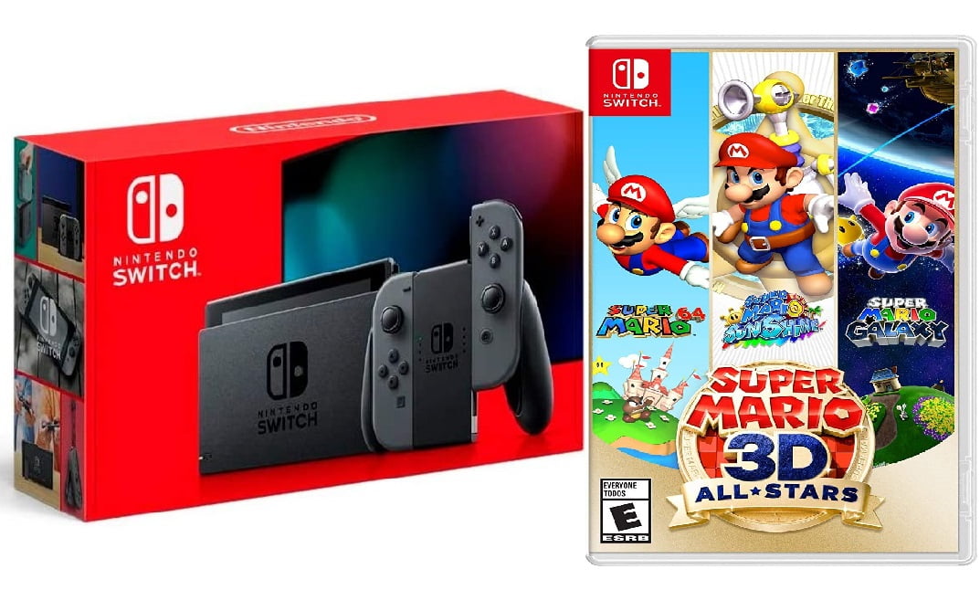 nintendo switch in grey