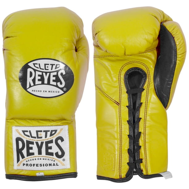 Cleto Reyes Official Fight Boxing Gloves 8 oz Yellow