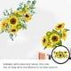 thumbnail image 3 of Wosthever Flores de de pared, cartel de paredes extraíbles simples brillantes, adornos de girasoles elegantes, decoración de PVC, economía Decoración del hogar, 3 of 6