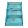 thumbnail image 3 of Retro Wooden Storage Box Rectangular Desktop 3-Compartment Sundries Storage Tray Organizer Nehlobo, 3 of 8