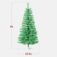 thumbnail image 3 of Best Choice Products 4ft Pre-lit Colored Christmas Tree, Artificial Tree Holiday Decor w/ LED Lights -Sage Green, 3 of 9