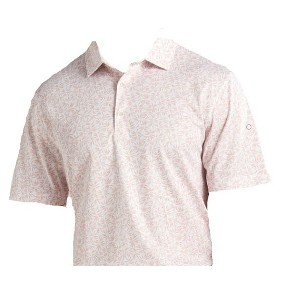 Bermuda Sands Short Sleeve Polo Shirt (Preston, Shell, Large) Golf NEW