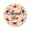 Peach & Pink, variant on Darling Souvenir 45 Pcs Floral Wreath Round Thank You Red Stickers Envelope Seals-1.6 Inches