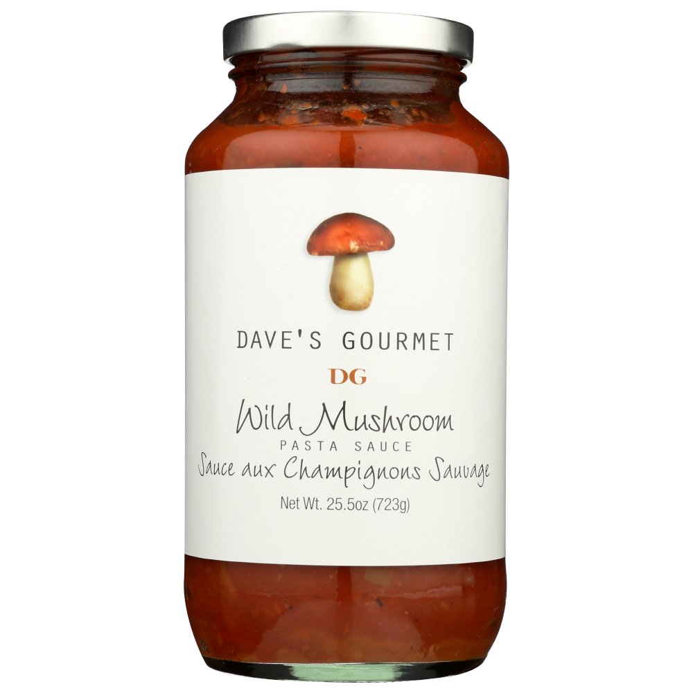 Dave'S Gourmet Wild Mushroom Pasta Sauce, 25.5 Oz