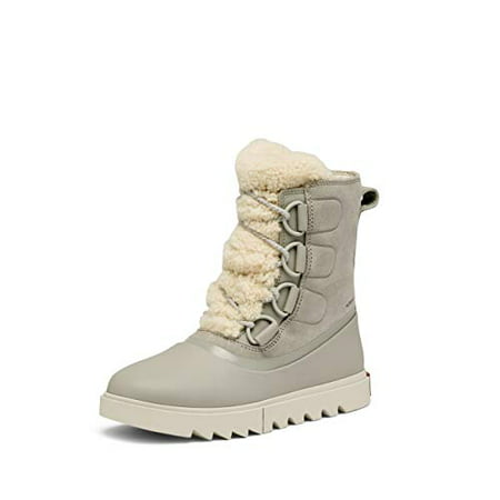 

SOREL Women s Joan of Arctic Next Lite Boot — Dove — Waterproof Leather & Suede Snow Boots — Size 6.5