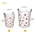 thumbnail image 3 of Fotbe Ladybug With Dandelion Cesto de Ropa con Asas, Cesto Impermeable de Gran Capacidad, Bolsa de Lavado para Dormitorio, Cesto de Ropa con Ruedas y Asas-Small, 3 of 6
