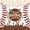 Brown White, variant on Erosebridal Girls Baseball 7pcs Bedding Comforter Set,Kids Ball Sport Theme Queen Bedding Sets,Reversible