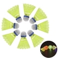 thumbnail image 3 of MasteelfCA 4Pcs Luminous LED Badminton Durable Nylon Shuttlecocks Lighting Shuttlecock for Indoor Outdoor Sports (Random Color), 3 of 9