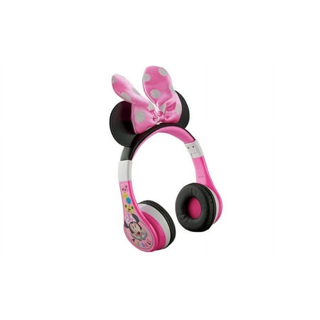eKids - Minnie Mouse Bluetooth Wireless Headphones - pink