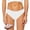 White, variant on NMMUED Mid Waisted Bikini Bottoms for Women - Full Coverage Bathing Suit Swimsuit Basic Swim Briefs Dark Green L