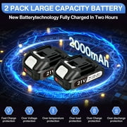 مقص التقليم الكهربائي Bcamelys ، 1.2 قطر القطع مع 2 بطارية ليثيوم قابلة للشحن 21V / 2 Ah