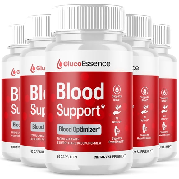 Gluco Essence Blood Balance Support Pills Advanced Formula Vitamin Supplement GlucoEssence 300 Capsules