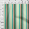 thumbnail image 1 of oneOone Cotton Flex Fabric Multicolor Stripe Printed Fabric 1 Yard 40 Inch Wide, 1 of 1