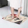 thumbnail image 4 of Beige Christmas Tree Pattern Flannel Non Slip Door Rugs,Washable Door Mats Indoor,Decorative Door Mats,Dirt-Resistant and Absorbent Doormat for Entrance,Bedroom,Kitchen,Bathroom,31.5x17in(80x43cm), 4 of 4