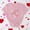 Multicolor, variant on Pull-on Oversized Graphic Tshirts for Women Short Sleeve Refreshing Pink Crew Neck T-Shirts Printed Heart Refined Tops Pink,Xxl