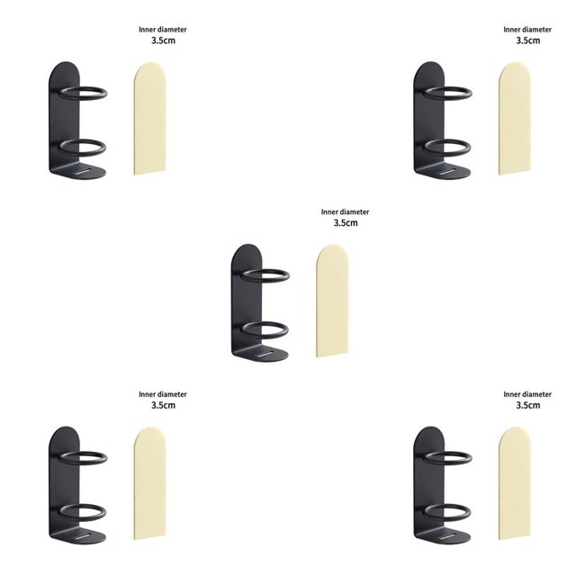 Yuarrent Soporte para cepillo de eléctrico Soporte para cepillo de sin rastro Soporte para baño montado en la pared Adaptador 90 Type4 NO4 Yuarrent CBP118097