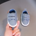 thumbnail image 2 of Baby Boys Girls High Top Ankle PU Leather Sneakers Soft Rubber Sole Infant Moccasins Newborn Oxford Loafers Anti-Slip Toddler Wedding Uniform Dress Shoes for 0-18 Months, 2 of 9