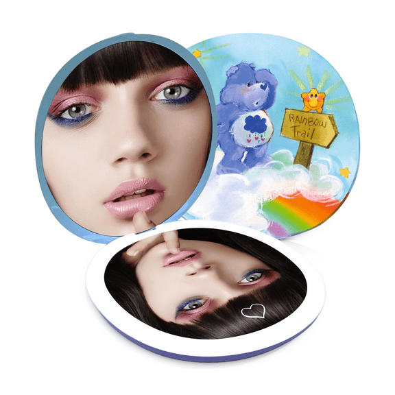 Impressions Vanity Care Bears Grumpy Bear's Adventure LED Compact Mirror with 3X Magnification