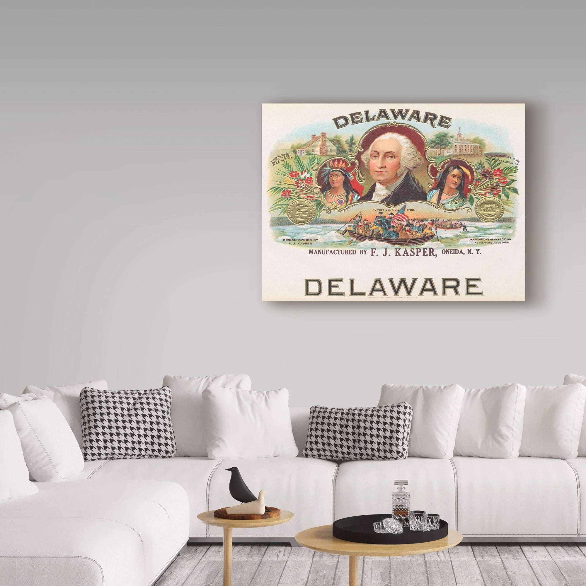 Trademark Fine Art 'Delaware Cigar' Canvas Art by Art Of The Cigar