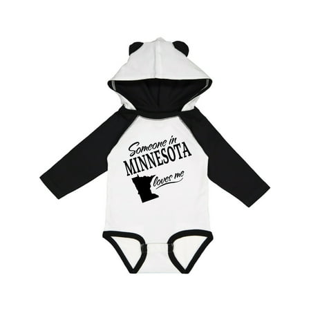 

Inktastic Someone in Minnesota Loves Me Gift Baby Boy or Baby Girl Long Sleeve Bodysuit
