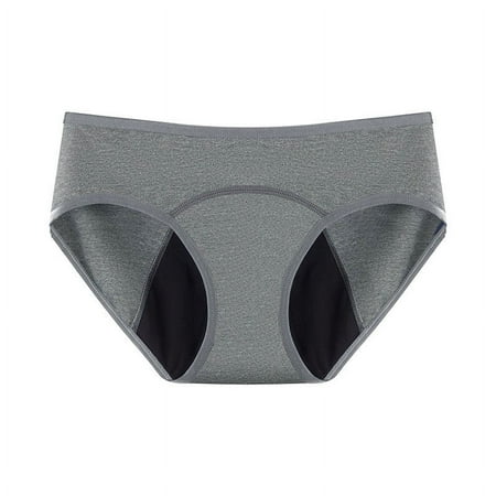 GA WEIHUA Clearance DealsPlus Size Cheeky Brief for Women Stylish High Cut Panty Solid Color Sexy Low Rise Underpants Sport Lingerie(Gray XS)