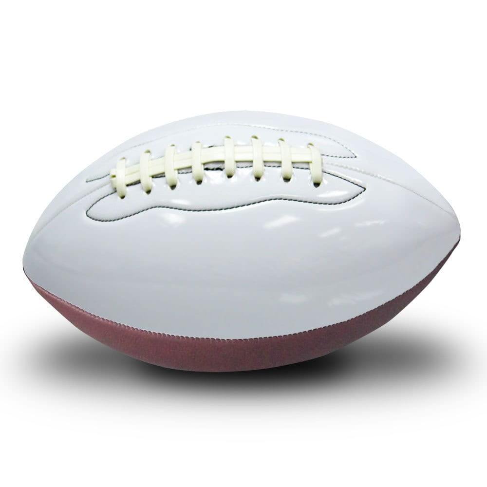 Medicinaal rand Sortie Premium 290-AUTFB Regulation Synthetic Autograph Football, White -  Walmart.com