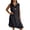Black, variant on Summer Dresses for Women 2026 Trendy Sleeveless V-Neck Short Mini Tank Dresses One Button Lightweight Flowy Solid Color Sundress Holiday Beach Coverup Red XXL